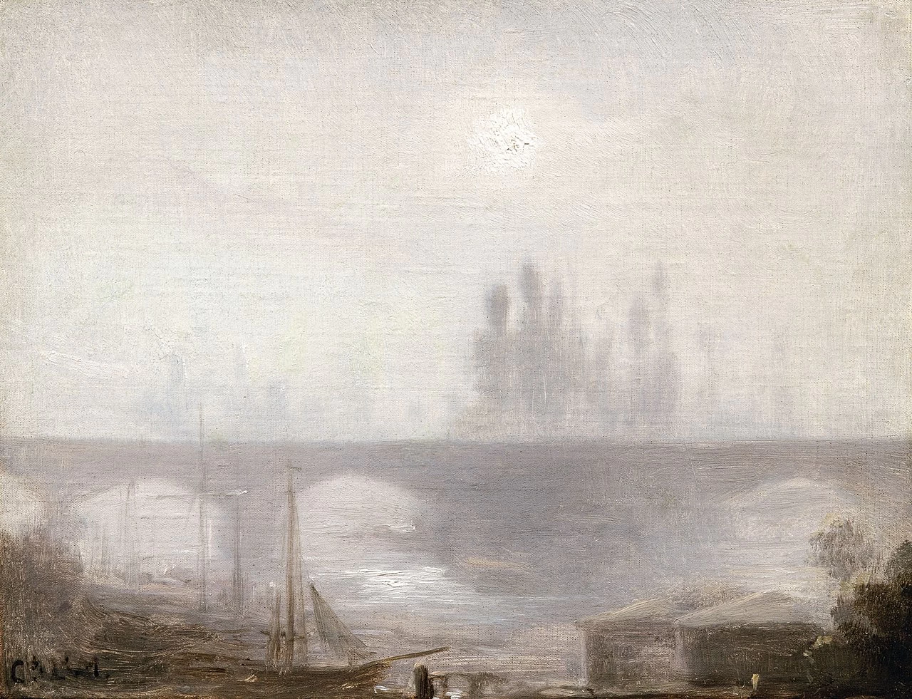 Parigi nella nebbia - Fondation Custodia, Parigi